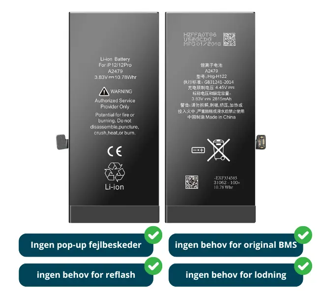 iPhone 12/12 Pro Battery (Diagnosable) (mAh 2815) | Mobile Parts